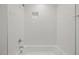 Modern bathroom featuring a clean white tiled shower and sleek fixtures at 2225 Millbank Village Ct # 101, Raleigh, NC 27610