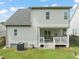 Two-story home with a covered back porch and green lawn at 225 East End Ave, Durham, NC 27703