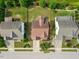 Bird's eye view of the property's layout within its residential neighborhood at 2256 Toad Hollow Trl, Apex, NC 27502