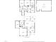 Detailed floor plan showcasing the layout of the home, including room dimensions and garage spaces at 2661 Silver Bend Dr, Apex, NC 27539