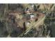 Aerial map showing lot lines, location of buildings, and property boundaries, in context with roads and adjacent properties at 2815 Orange Grove Rd, Hillsborough, NC 27278