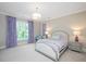 Charming bedroom with soft colors, cozy bed, and large window offering plenty of natural light at 3347 Alamance Dr, Raleigh, NC 27609