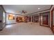 Spacious finished basement with bar and billiards area at 3408 Mount Pisgah Way, Cary, NC 27519