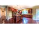 Spacious kitchen with a center island, modern appliances, and plenty of cabinet space at 3408 Mount Pisgah Way, Cary, NC 27519