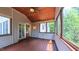 Cozy screened porch offers a serene outdoor space with view of backyard at 3408 Mount Pisgah Way, Cary, NC 27519