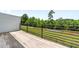 View from the deck showing the open backyard at 364 Skymont Dr, Holly Springs, NC 27540