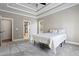 Bedroom with a neutral color scheme, carpeted floors, and a door leading to a bathroom at 37 Meadow Oaks Cir, Smithfield, NC 27577