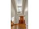 Elegant foyer with high ceilings and natural light, highlighting the home's architectural details at 4702 Pleasant Green Rd, Durham, NC 27705