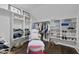 Spacious walk-in closet with custom shelving and seating, providing ample storage and organization at 504 Yarmouth Rd, Raleigh, NC 27608