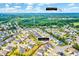 Aerial shot of neighborhood location near Downtown Raleigh, NC, 17.9 miles away at 512 Teal Lake Dr, Holly Springs, NC 27540