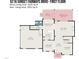 Detailed first-floor plan showcases layout including kitchen, living room, dining, and outdoor screened porch at 5216 Sunset Fairways Dr, Holly Springs, NC 27540