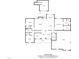 Two-story floor plan featuring attic, kitchen, living room, bedrooms, and garage layout at 5300 Langdon Dr, Oxford, NC 27565