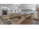 Spacious living room featuring hardwood floors and a decorative rug and furniture at 5300 Langdon Dr, Oxford, NC 27565