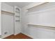Walk-in closet featuring shelves and storage at 5328 Trackway Dr, Knightdale, NC 27545