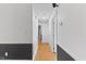 Hallway with fresh paint, leading to the various rooms of the home at 5328 Trackway Dr, Knightdale, NC 27545
