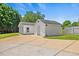 View of the outbuildings, featuring private entrances and plenty of space at 5328 Trackway Dr, Knightdale, NC 27545
