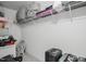 Well-organized closet with shelves for bags, luggage, and other personal belongings offering ample storage at 77 Redpine Ct, Clayton, NC 27520