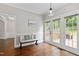 Cozy breakfast nook with access to outdoor deck at 8201 Ivymount Way, Raleigh, NC 27613
