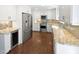 Spacious kitchen with stainless steel appliances and a modern design at 117 Brierridge Dr, Apex, NC 27502