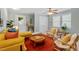 Bright and airy living room with stylish furniture and natural light at 1826 Northgate St, Durham, NC 27704