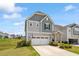 Charming two-story home with a well-maintained lawn and attached two-car garage at 209 Sage Oak Ln, Holly Springs, NC 27540