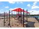 Well-equipped community playground with climbing features and slides at 209 Sage Oak Ln, Holly Springs, NC 27540