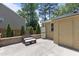 The patio boasts a seating area and extra storage at 2710 Broad St, Durham, NC 27704