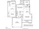 Detailed floor plan of the home showcasing the layout of rooms and dimensions at 2721 Rustic Brick Rd, Raleigh, NC 27603