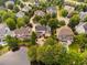Luxury homes featuring private pools and lake views in a lush, established neighborhood at 3004 Montville Valley Ct, Cary, NC 27519