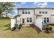 Well-maintained backyard with a white fence and manicured landscaping, perfect for outdoor enjoyment at 3015 Cypress Lagoon Ct, Durham, NC 27703