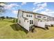 View of the home's exterior showcasing its architectural style and well-kept lawn at 3015 Cypress Lagoon Ct, Durham, NC 27703