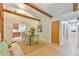 Bright dining area featuring wood floors and easy access to the kitchen, ideal for Gathering meals at 36 Birnamwood Dr, Chapel Hill, NC 27516