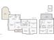 A floor plan showing the layout of the deck, kitchen, living room, dining room, bathroom and bedrooms at 36 Birnamwood Dr, Chapel Hill, NC 27516