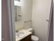 Bathroom with neutral walls, wood vanity, and toilet at 3601 Helix Ct # 301, Raleigh, NC 27606