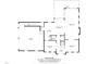 Detailed floor plan of the home's main level layout at 5109 Makena Dr, Raleigh, NC 27615