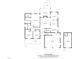 Detailed floor plan showing the layout of rooms, including the kitchen, bedrooms, and living spaces at 59 Carrousel Ct, Angier, NC 27501