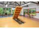 Spacious sunroom with a hidden storage space under the floor at 708 October Woods Rd, Chapel Hill, NC 27516