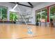 Sunroom features a unique hook and pulley system in the floor at 708 October Woods Rd, Chapel Hill, NC 27516