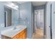 Bathroom vanity and mirror with lots of open space at 75 Mountainside Ln, Sanford, NC 27332