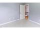 Bedroom with carpet and a view of the home's second floor through the doorway at 75 Mountainside Ln, Sanford, NC 27332
