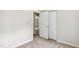 Bedroom featuring a closet for storage and neutral walls and carpet at 104 Benedict Ln, Raleigh, NC 27614