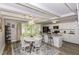 Open-concept kitchen and dining area with stainless steel appliances and a large island at 105 Litchfield Ct, Rocky Mount, NC 27803