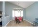 Cozy dining area with natural light, perfect for Gathering meals at 109 Perry Farms Dr, Apex, NC 27502