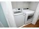 Laundry room featuring side by side washer and dryer at 109 Perry Farms Dr, Apex, NC 27502