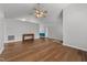 Spacious living room showing the flooring, wall color, and layout at 1383 Deercroft Ct, Graham, NC 27253
