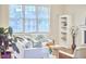 Bright living room featuring neutral furniture, fireplace, and large windows with natural light at 142 College Ave Ave, Durham, NC 27713