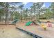 Community playground with slides, climbing structures, and soft ground cover at 216 Captain Harbor Hbr, Sanford, NC 27332