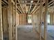 Detailed framing highlights potential for a stunning interior layout at 268 Meadowbark Bnd # 42, Garner, NC 27529