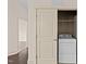 Laundry closet featuring a washer/dryer at 300 Finsbury St # 309, Durham, NC 27703