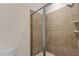 Close up of a tiled shower at 300 Finsbury St # 309, Durham, NC 27703